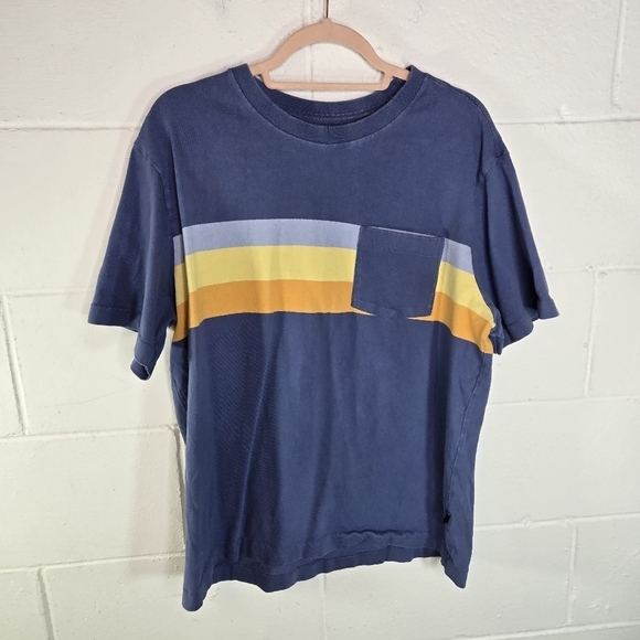 Patagonia blue striped cotton in conversion tee t shirt organic cotton - Picture 8 of 8
